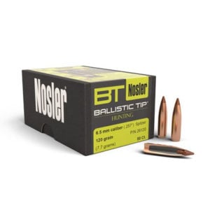 Nosler 6.5mm 120gr Ballistic Tip – 50 Projectiles