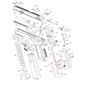 CZ 75 Shaped Washer