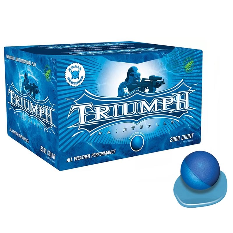 Triumph XBall Paintballs Aqua Fill 68 Cal 2000 Rounds — Delta Mike Ltd