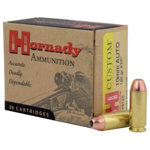 Hornady 10mm 180gr JHP XTP – 20 Rounds<span class="dm-archive-stock-status dm-archive-stock-status--supplier dm-archive-stock-status--mode-text">Available Online</span>