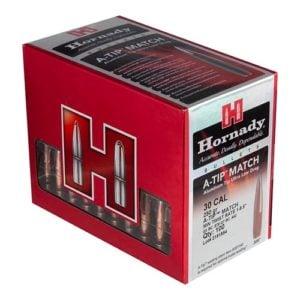 HORNADY 250GR A-TIP MATCH PROJECTILES – 30 CAL (.308) BOX OF 100<span class="dm-archive-stock-status dm-archive-stock-status--supplier dm-archive-stock-status--mode-text">Available Online</span>