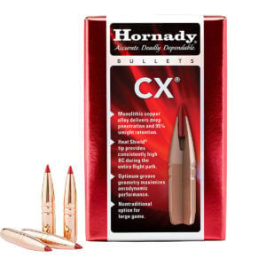 Hornady 7mm 150gr CX – 50 Projectiles<span class="dm-archive-stock-status dm-archive-stock-status--supplier dm-archive-stock-status--mode-text">In Stock with Supplier</span>