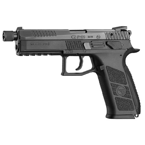 CZ P09 Black Polymer Suppressor Ready — Delta Mike Ltd