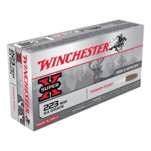 Winchester 223 REM 64gr SuperX POWER POINT – 20 ROUNDS<span class="dm-archive-stock-status dm-archive-stock-status--supplier dm-archive-stock-status--mode-text">In Stock with Supplier</span>