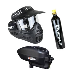 Impact Paintball Mech Hopper Accessory Package – Single Lens Mask