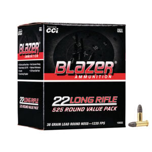 CCI BLAZER 22LR 38GR Bulk PACK – 525 Rounds<span class="dm-archive-stock-status dm-archive-stock-status--sold-out dm-archive-stock-status--mode-text">Sold Out</span>