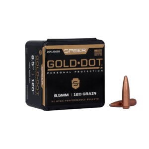 SPEER 264 6.5MM 120GR GOLD DOT – 50 Projectiles