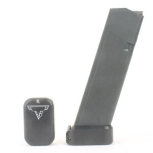 Taran Tactical +2/3 Basepad  for Glock 19/23 – Flat Black