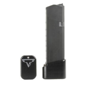 Taran Tactical +4/5 BasePad Flat Black for Glock 19/23