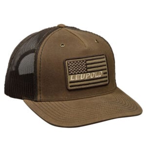 LEUPOLD Flag Waxed Canvas Trucker Hat<span class="dm-archive-stock-status dm-archive-stock-status--supplier dm-archive-stock-status--mode-text">In Stock with Supplier</span>