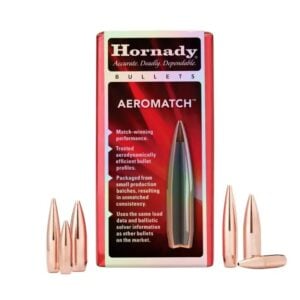 Hornady 22cal 77gr HPBT AeroMatch – 100 Projectiles