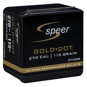 SPEER 277 115GR GOLD DOT – 50 Projectiles