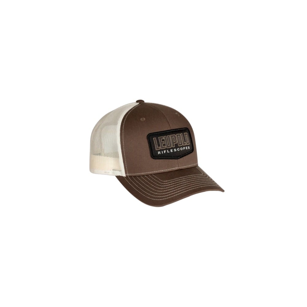 LEUPOLD RIFLESCOPES TRUCKER DARK BROWN / BIRCH