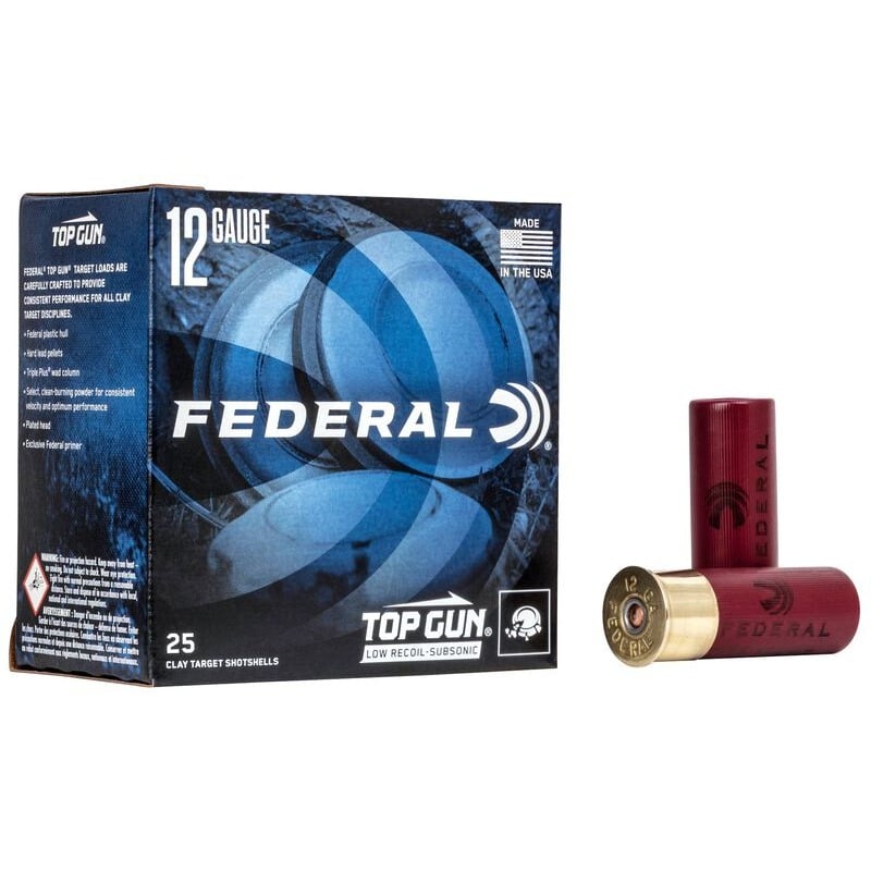 FEDERAL TOP GUN SUBSONIC 12G 2.75″ 32GM #7.5 25RND