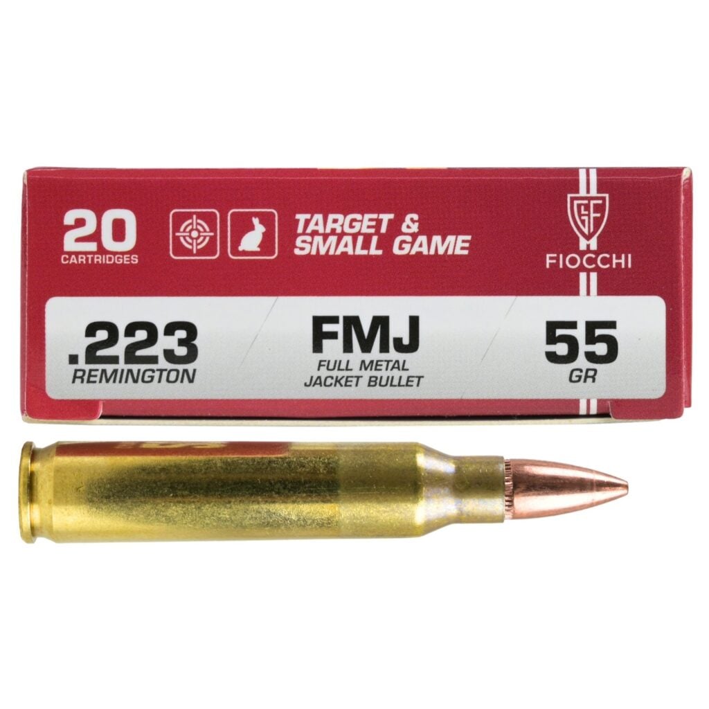 FIOCCHI 223 55GR FMJ 20RND X48 CASE