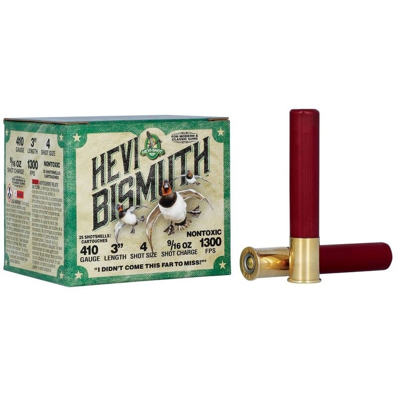 HEVI BISMUTH 410G 3″ #4 25RNDS