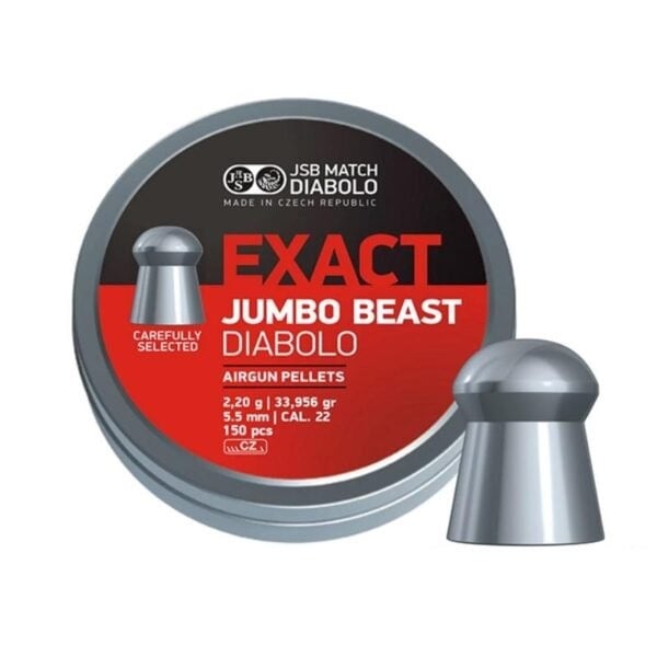 JSB EXACT JUMBO BEAST .22 / 5.52MM – 2.2GRMS – 150PC