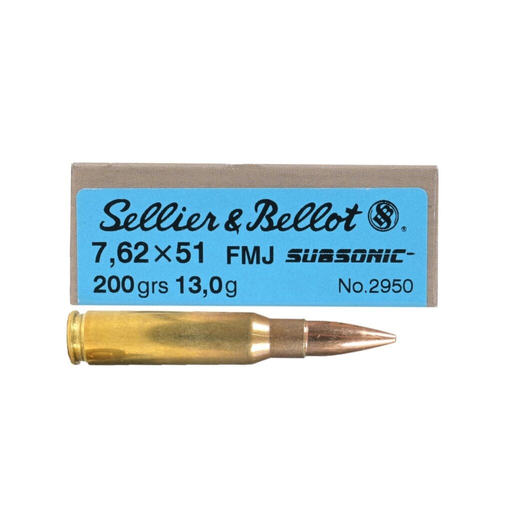 SEL&BEL 308 200GR FMJ SUB 20RND