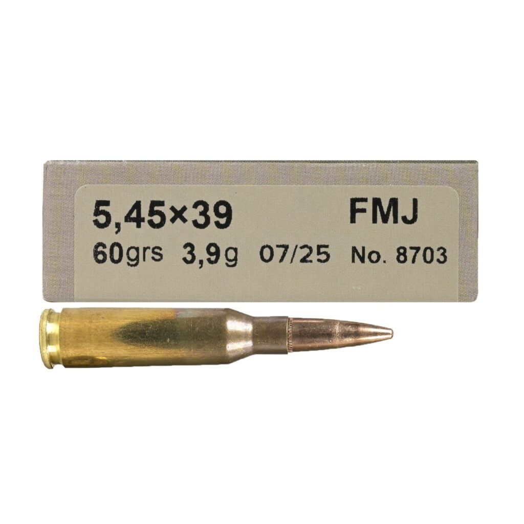 SEL&BEL 5.45X39 60GR FMJ 20RND